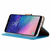 Bookcase Samsung Galaxy A6 2018 hoesje - Blauw