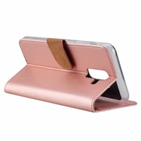 Bookcase Samsung Galaxy A6 Plus 2018 hoesje - Rosé Goud