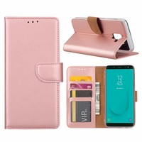 Bookcase Samsung Galaxy J6 2018 hoesje - Rosé Goud