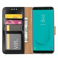 Bookcase Samsung Galaxy J6 2018 hoesje - Zwart