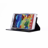 Bookcase Samsung Galaxy Note 3 hoesje - Zwart