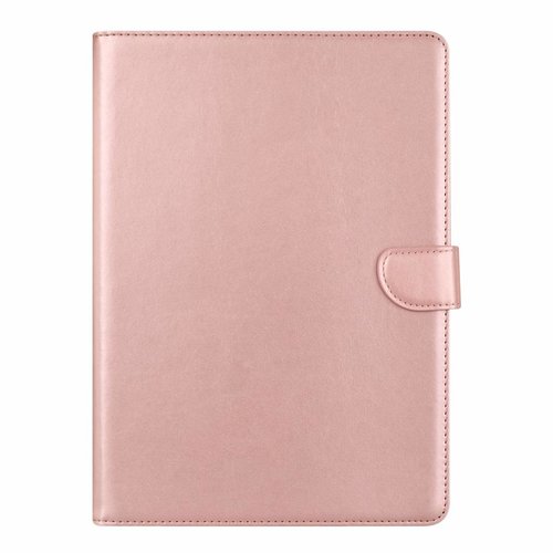 Luxe Lederen Standaard hoes voor de Apple iPad Air 2 9.7 inch - Metallic Roze