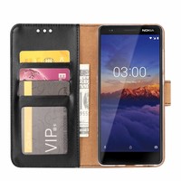 Bookcase Nokia 5.1 hoesje - Zwart