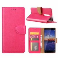 Bookcase Nokia 5.1 hoesje - Roze