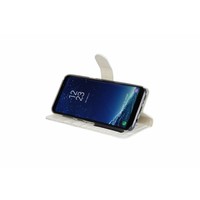 Krokodillen design Lederen Bookcase hoesje voor de Samsung Galaxy S8 - Wit