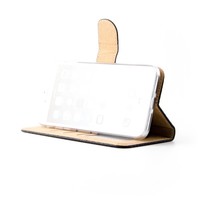 Schubben design Lederen Bookcase hoesje voor de Apple iPhone 8 Plus - Zwart