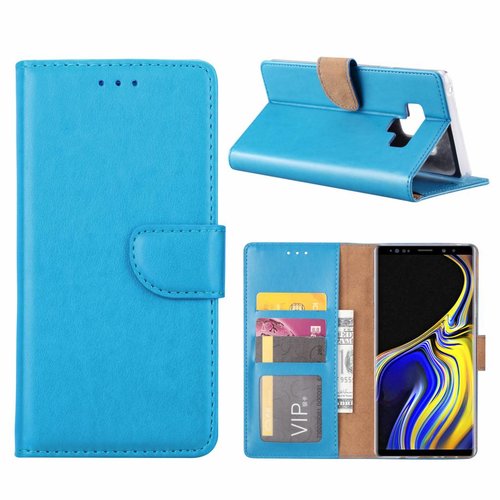 Bookcase Samsung Galaxy Note 9 hoesje - Blauw