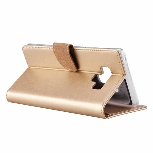 Bookcase Samsung Galaxy Note 9 hoesje - Goud