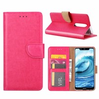 Bookcase Nokia 5.1 Plus hoesje - Roze