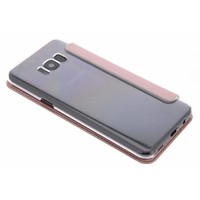 Guess Originele Transparante Iridescent Samsung Galaxy S8 Plus Backcase - Rosé Goud