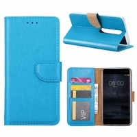 Bookcase Nokia 6.1 hoesje - Blauw