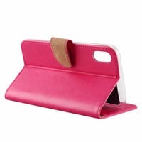 Bookcase Apple iPhone XR hoesje - Roze