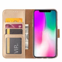 Bookcase Apple iPhone XR hoesje - Goud