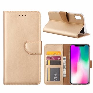 Bookcase Apple iPhone XR hoesje - Goud