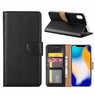 Bookcase Apple iPhone XS Max hoesje - Zwart