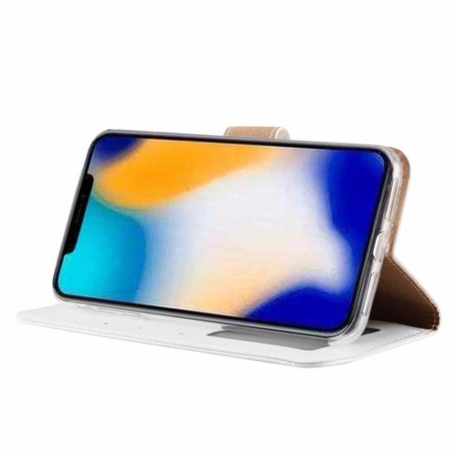 Bookcase Apple iPhone XS Max hoesje - Wit