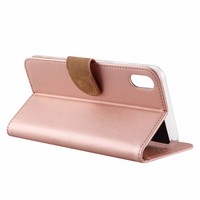 Bookcase Apple iPhone XS Max hoesje - Rosé Goud