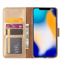 Bookcase Apple iPhone XS Max hoesje - Goud