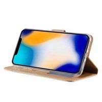 Bookcase Apple iPhone XS Max hoesje - Goud