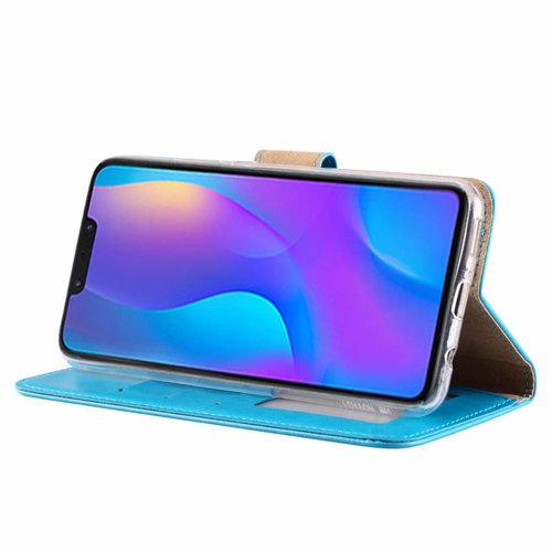 Bookcase Huawei P Smart Plus hoesje - Blauw