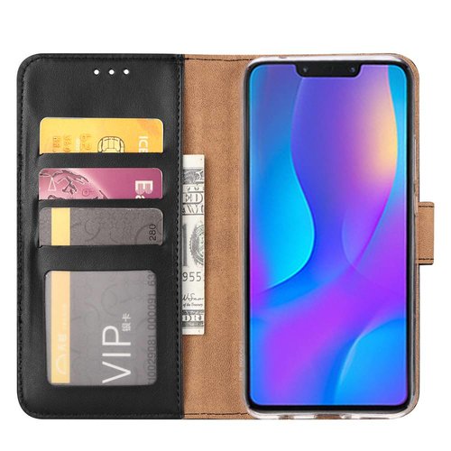 Bookcase Huawei P Smart Plus hoesje - Zwart