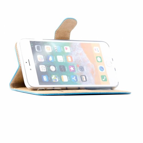 Bookcase Apple iPhone 7 Plus hoesje - Blauw