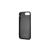 Maserati Originele Koningsleer Back Cover Hoesje voor de Apple iPhone 6 Plus / 6S Plus /  7 Plus / 8 Plus - Bordeauxrood