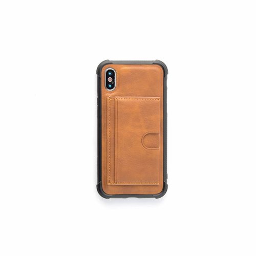 Luxe Bumpercase hoesje voor de Apple iPhone XS - Bruin