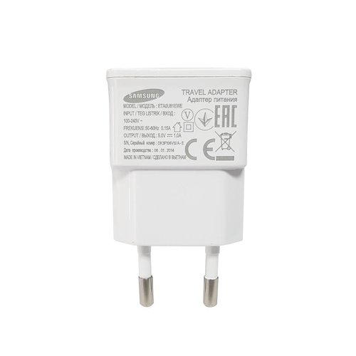 Samsung Originele 1A ETA0U81EWE Oplader met Micro-USB kabel - Wit