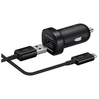 Samsung Originele Adaptive Fast Charging Mini Autolader met 100cm Mirco-USB kabel - Zwart