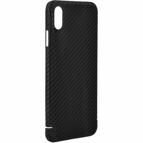 Nevox Originele Magnet Carbon Back Cover Hoesje voor de Apple iPhone XS Max - Zwart