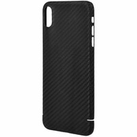 Nevox Originele Magnet Carbon Back Cover Hoesje voor de Apple iPhone XS Max - Zwart