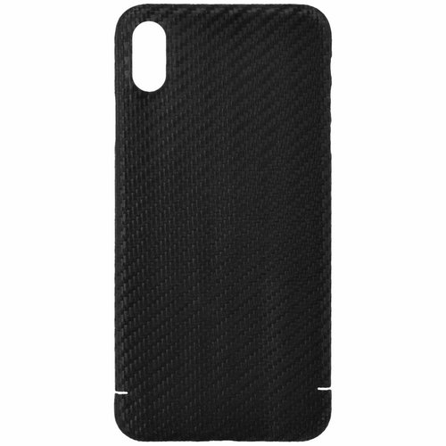 Nevox Originele Magnet Carbon Back Cover Hoesje voor de Apple iPhone XS Max - Zwart