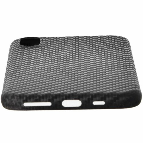 Nevox Originele Carbon Back Cover Hoesje voor de Apple iPhone XS - Zwart