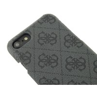 Guess Originele Monogram Folio Back Cover Hoesje voor de Apple iPhone 7 / 8 - Grijs