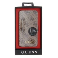 Guess Originele Monogram Bookcase hoesje voor de Samsung Galaxy S7 - Bruin