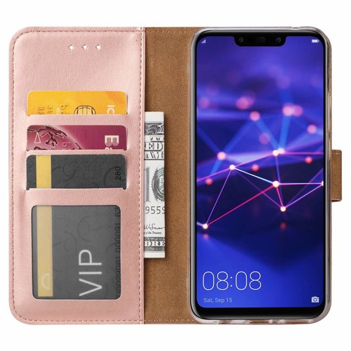 Bookcase Huawei Mate 20 Lite hoesje - Rosé Goud