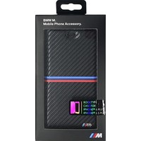 BMW Originele M-Sport Carbon Collection Bookcase hoesje voor de Apple iPhone 6 Plus / 6S Plus - Zwart