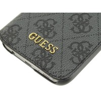 Guess Originele Monogram Folio Bookcase Hoesje voor de Samsung Galaxy S7 - Grijs