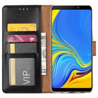 Bookcase Samsung Galaxy A9 2018 hoesje - Zwart