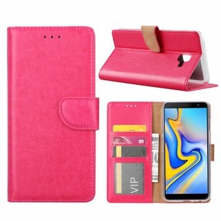 Bookcase Samsung Galaxy J6 Plus 2018 hoesje - Roze