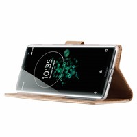 Bookcase Sony Xperia XZ3 hoesje - Goud