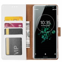 Bookcase Sony Xperia XZ3 hoesje - Wit