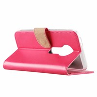 Bookcase Motorola Moto E5 Play hoesje - Roze