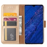 Bookcase Huawei Mate 20 hoesje - Goud