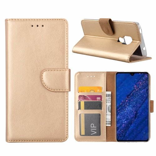 Bookcase Huawei Mate 20 hoesje - Goud