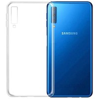 Samsung Galaxy A7 2018 siliconen (gel) achterkant hoesje - Transparant