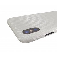 Nevox Originele Carbon Back Cover Hoesje voor de Apple iPhone X  / XS - Wit