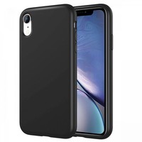 Apple iPhone XR siliconen (gel) achterkant hoesje - Zwart