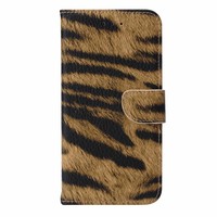 Tijger print lederen Bookcase hoesje voor de Apple iPhone XS Max